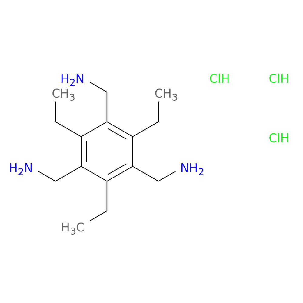 2,4,6-Triethyl-1,3,5-benzenetrimethanamine trihydrochloride