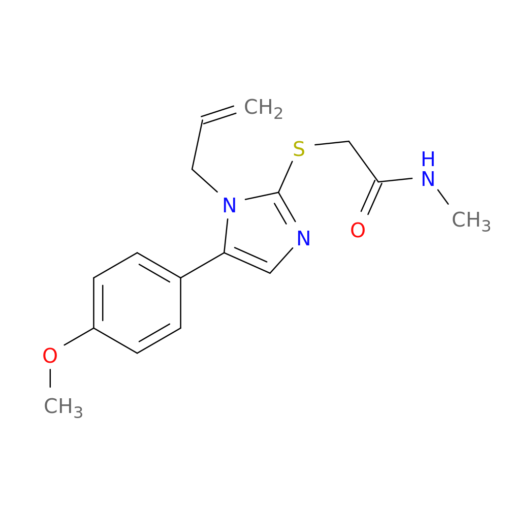 2-{[5-(4-methoxyphenyl)-1-(prop-2-en-1-yl)-1H-imidazol-2-yl]sulfanyl}-N-methylacetamide