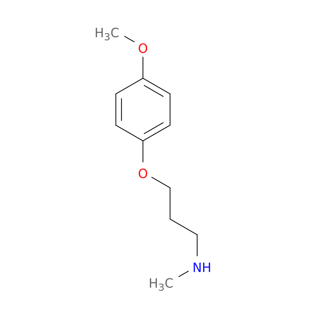 1-Propanamine, 3-(4-methoxyphenoxy)-N-methyl-