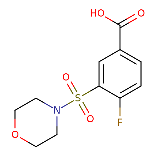 4-Fluoro-3-(morpholinosulfonyl)benzoic acid
