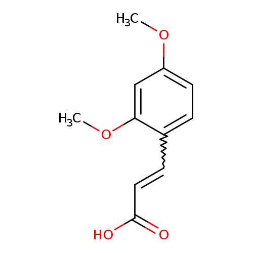 3-(2,4-dimethoxyphenyl)prop-2-enoic acid