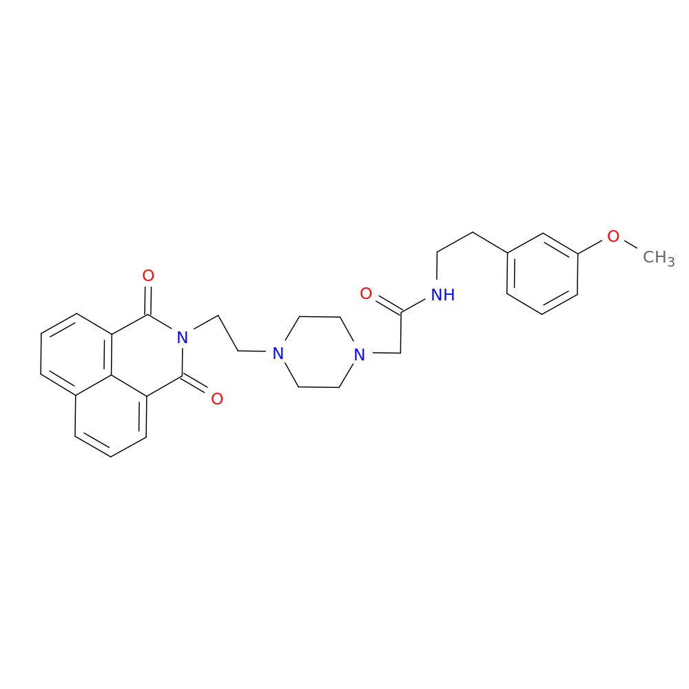 2-[4-(2-{2,4-dioxo-3-azatricyclo[7.3.1.0^{5,13}]trideca-1(13),5,7,9,11-pentaen-3-yl}ethyl)piperazin-1-yl]-N-[2-(3-methoxyphenyl)ethyl]acetamide