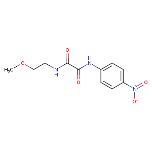 N-(2-methoxyethyl)-N'-(4-nitrophenyl)ethanediamide