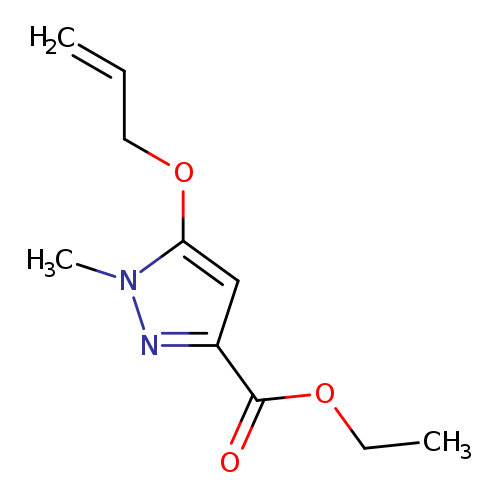 Ethyl 5-(allyloxy)-1-methyl-1H-pyrazole-3-carboxylate
