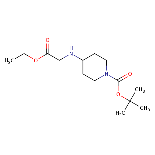 tert-Butyl 4-((2-ethoxy-2-oxoethyl)amino)piperidine-1-carboxylate