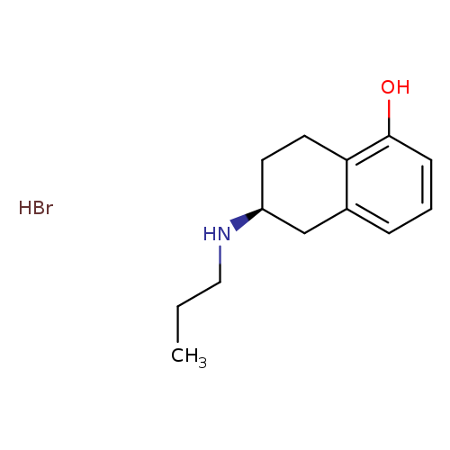 1-Naphthalenol, 5,6,7,8-tetrahydro-6-(propylamino)-, hydrobromide (1:1), (6S)-