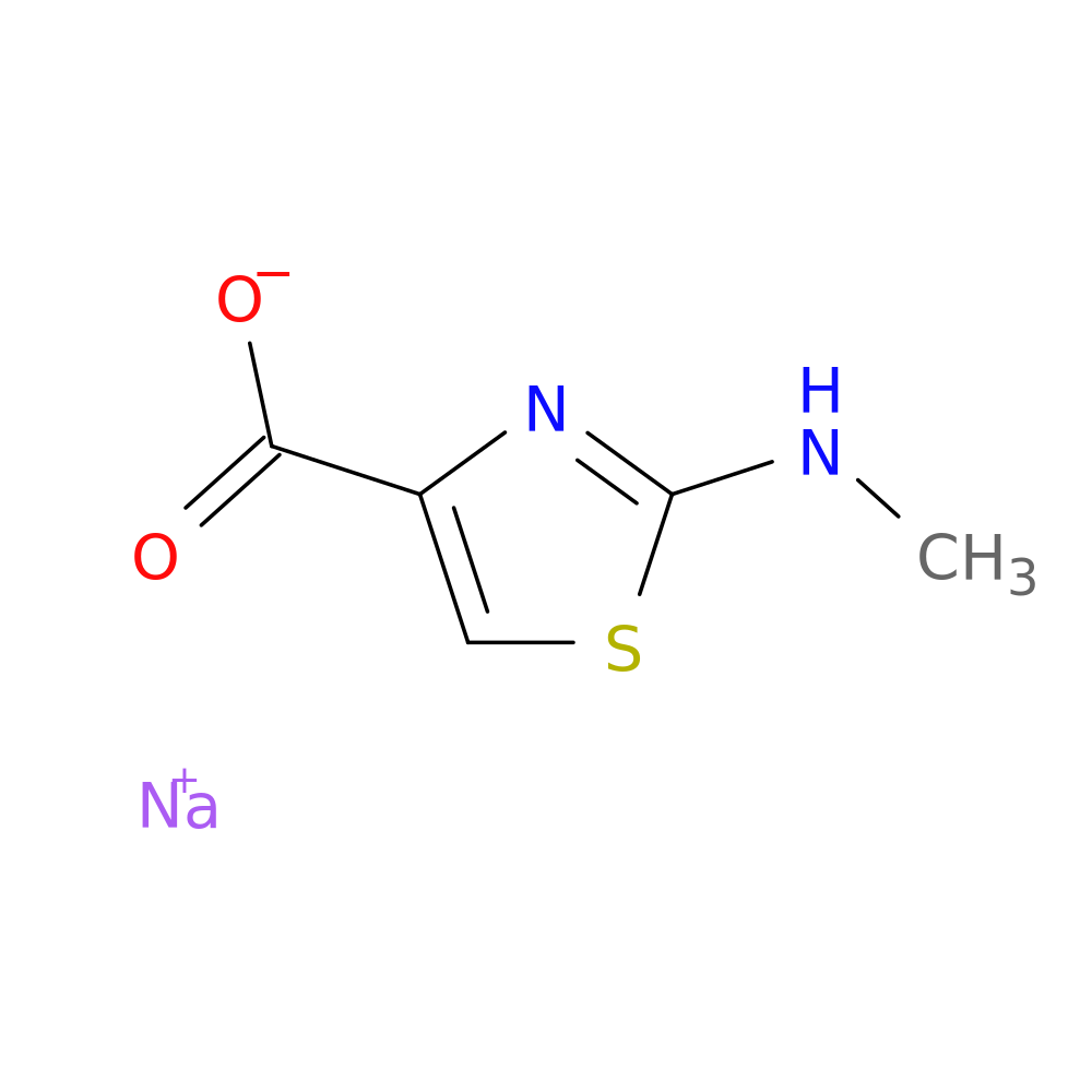 sodium 2-(methylamino)-1,3-thiazole-4-carboxylate