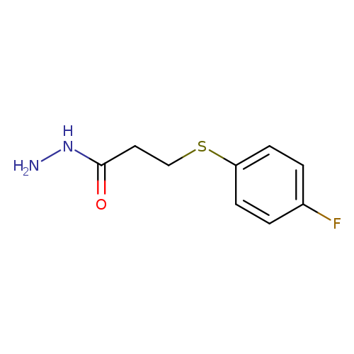 3-[(4-Fluorophenyl)thio]propanohydrazide