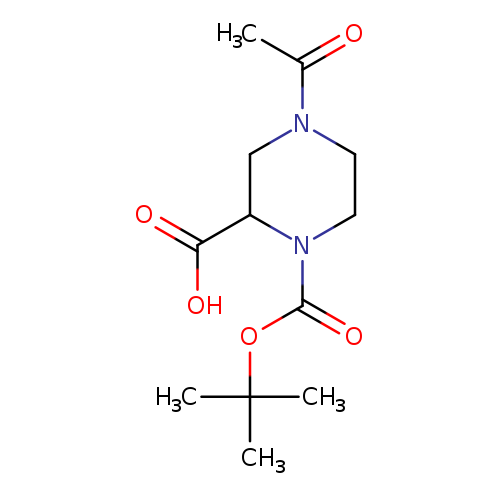 4-Acetyl-piperazine-1,2-dicarboxylic acid 1-tert-butyl ester