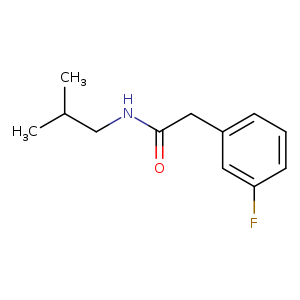 2-(3-fluorophenyl)-N-isobutylacetamide