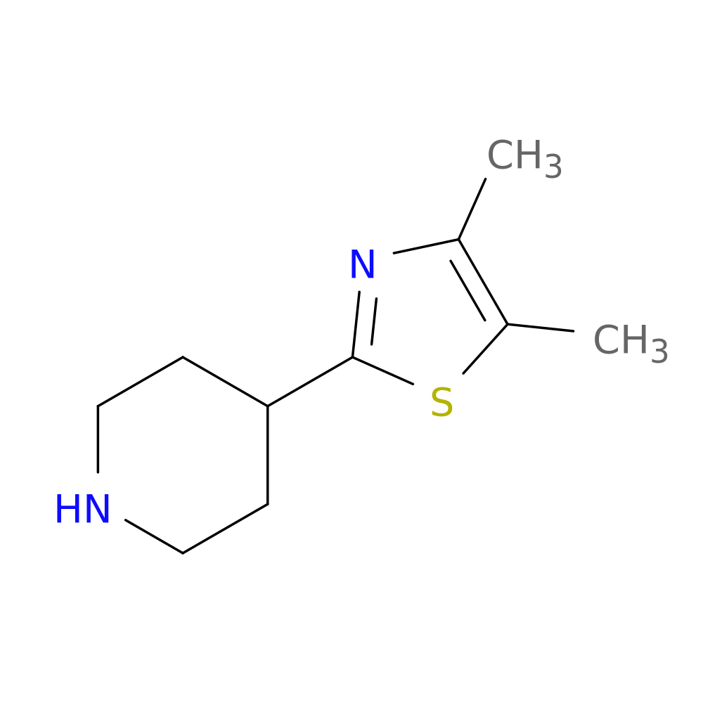 4-(dimethyl-1,3-thiazol-2-yl)piperidine