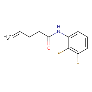 N-(2,3-difluorophenyl)pent-4-enamide