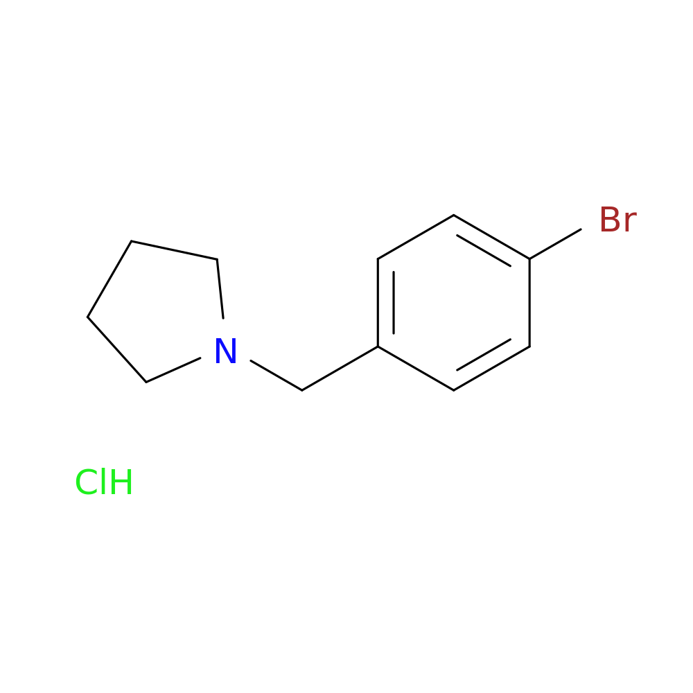 1-(4-bromobenzyl)pyrrolidine hydrochloride