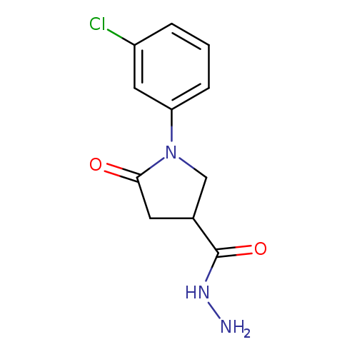1-(3-Chlorophenyl)-5-oxopyrrolidine-3-carbohydrazide