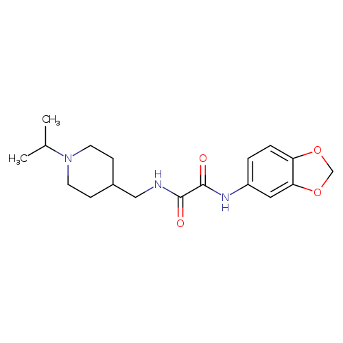 N-(2H-1,3-benzodioxol-5-yl)-N'-{[1-(propan-2-yl)piperidin-4-yl]methyl}ethanediamide