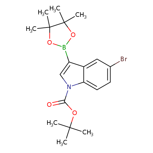 1H-Indole-1-carboxylic acid, 5-bromo-3-(4,4,5,5-tetramethyl-1,3,2-dioxaborolan-2-yl)-, 1,1-dimethylethyl ester