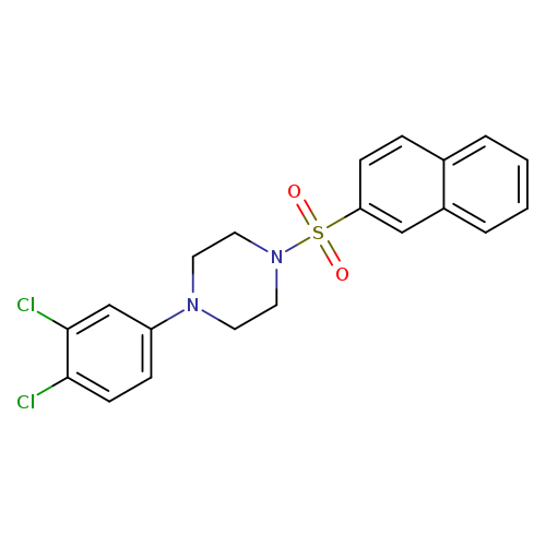 1-(3,4-dichlorophenyl)-4-(naphthalene-2-sulfonyl)piperazine