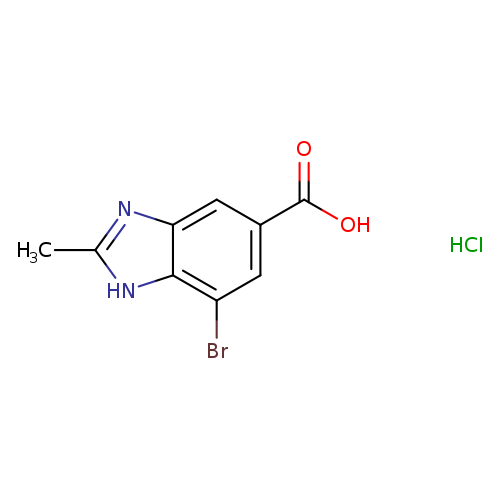 7-bromo-2-methyl-1H-1,3-benzodiazole-5-carboxylicacidhydrochloride