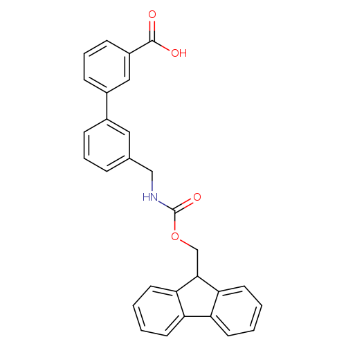 3-{3-[({[(9H-fluoren-9-yl)methoxy]carbonyl}amino)methyl]phenyl}benzoic acid