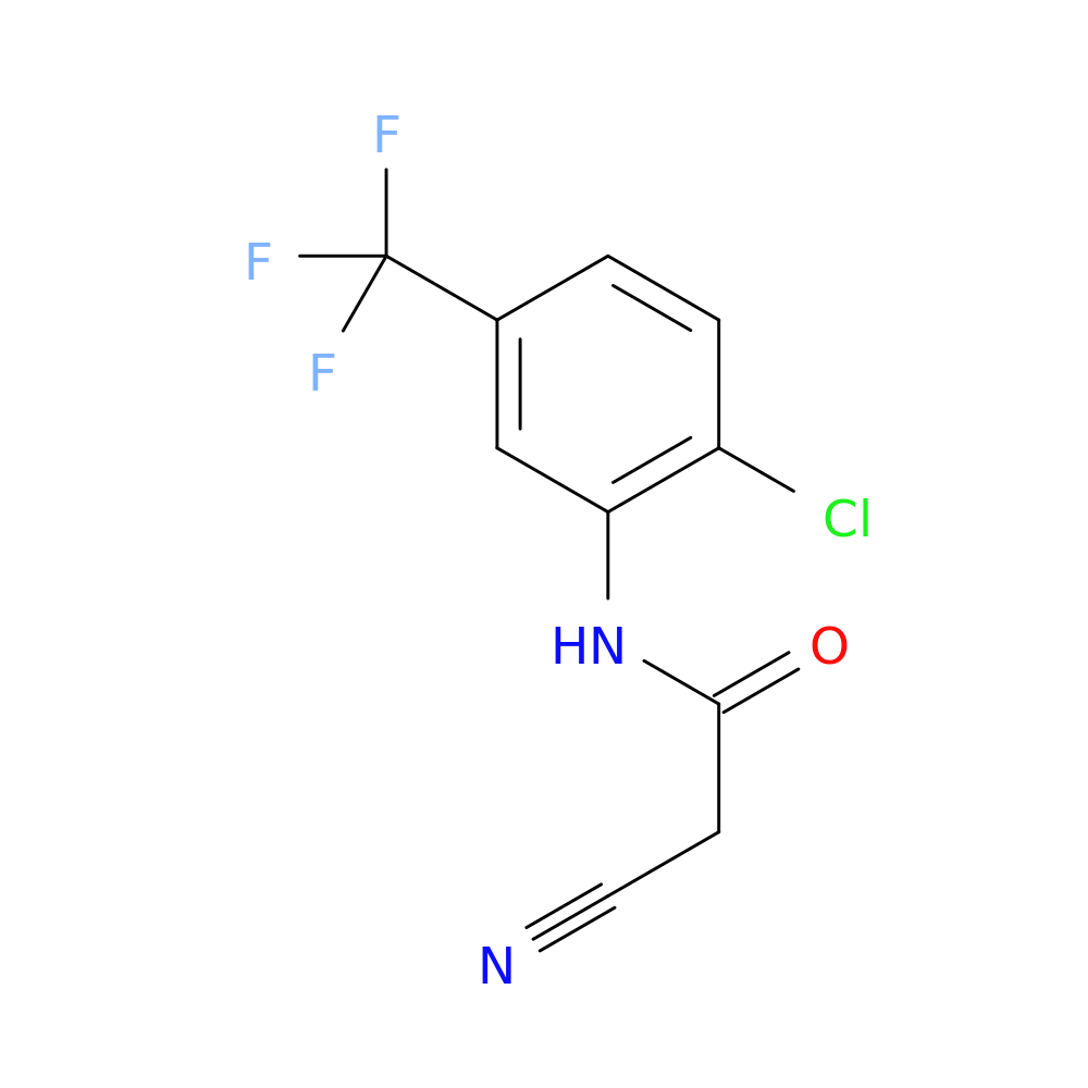 N-[2-chloro-5-(trifluoromethyl)phenyl]-2-cyanoacetamide