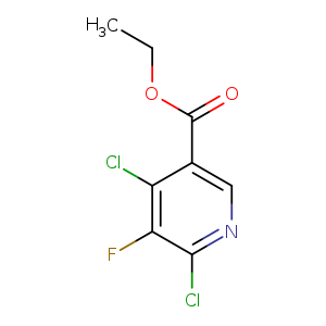 Ethyl 4,6-dichloro-5-fluoropyridine-3-carboxylate, 2,4-Dichloro-5-(ethoxycarbonyl)-3-fluoropyridine