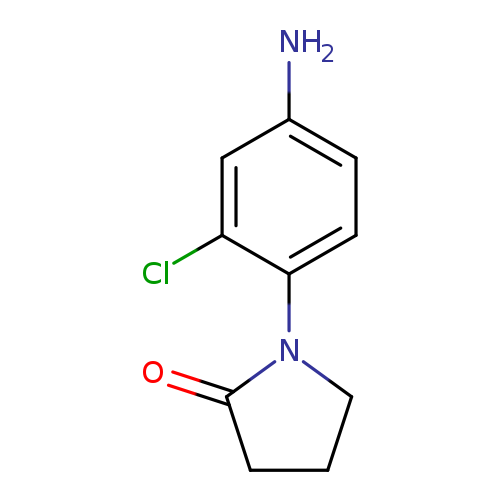 1-(4-amino-2-chlorophenyl)pyrrolidin-2-one