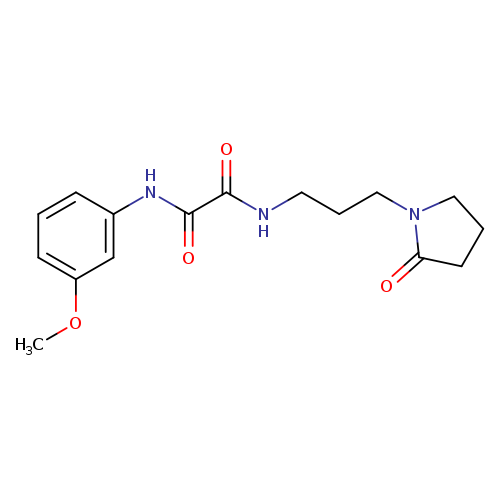 N'-(3-methoxyphenyl)-N-[3-(2-oxopyrrolidin-1-yl)propyl]ethanediamide