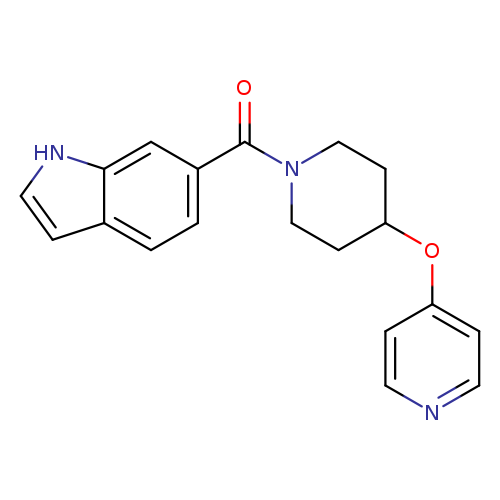 6-[4-(pyridin-4-yloxy)piperidine-1-carbonyl]-1H-indole