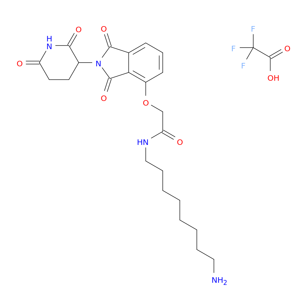 Thalidomide-O-amido-C8-NH2 TFA