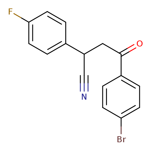 4-(4-bromophenyl)-2-(4-fluorophenyl)-4-oxobutanenitrile