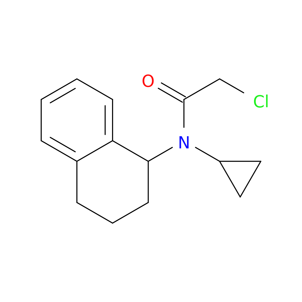 2-Chloro-N-cyclopropyl-N-(1,2,3,4-tetrahydronaphthalen-1-yl)acetamide