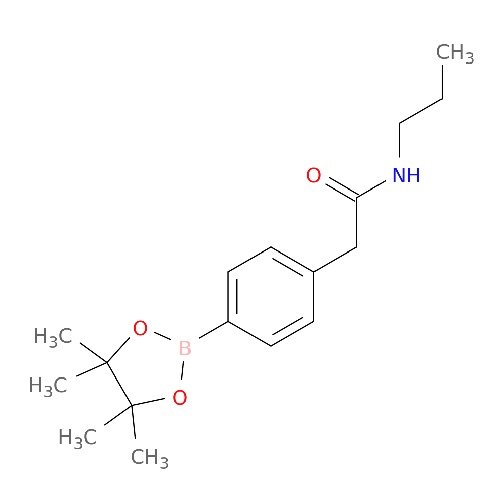 4-(N-Propylaminocarbonylmethyl)phenylboronic acid, pinacol ester