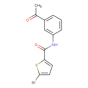 N-(3-acetylphenyl)-5-bromothiophene-2-carboxamide