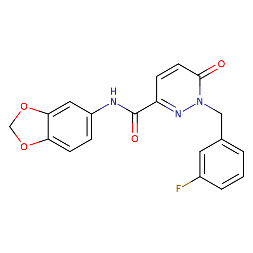 N-(2H-1,3-benzodioxol-5-yl)-1-[(3-fluorophenyl)methyl]-6-oxo-1,6-dihydropyridazine-3-carboxamide