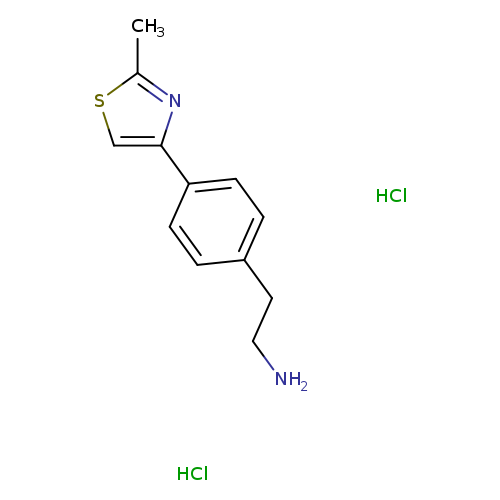 2-[4-(2-Methyl-1,3-thiazol-4-yl)phenyl]ethanamine DiHCl
