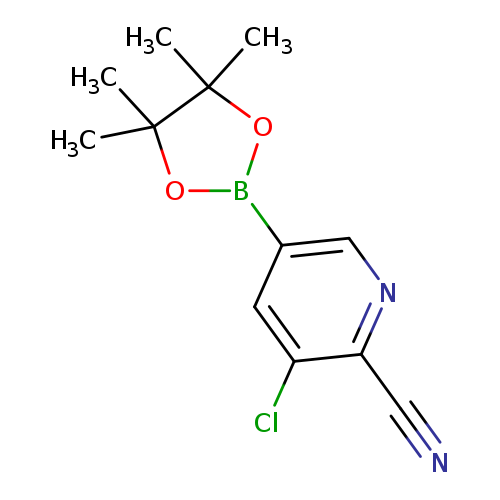 3-Chloro-5-(4,4,5,5-tetramethyl-1,3,2-dioxaborolan-2-yl)picolinonitrile