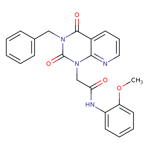2-{3-benzyl-2,4-dioxo-1H,2H,3H,4H-pyrido[2,3-d]pyrimidin-1-yl}-N-(2-methoxyphenyl)acetamide