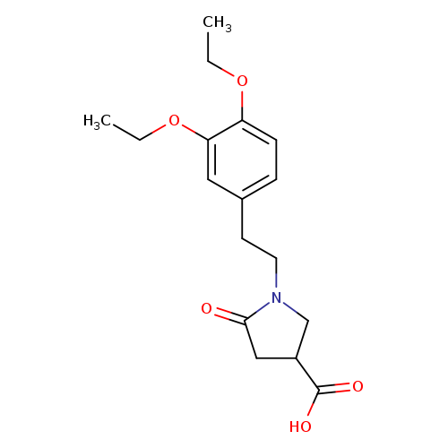 1-(3,4-Diethoxyphenethyl)-5-oxopyrrolidine-3-carboxylic acid