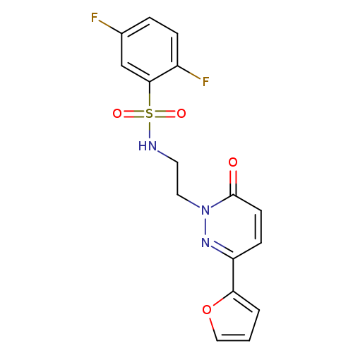 2,5-difluoro-N-{2-[3-(furan-2-yl)-6-oxo-1,6-dihydropyridazin-1-yl]ethyl}benzene-1-sulfonamide