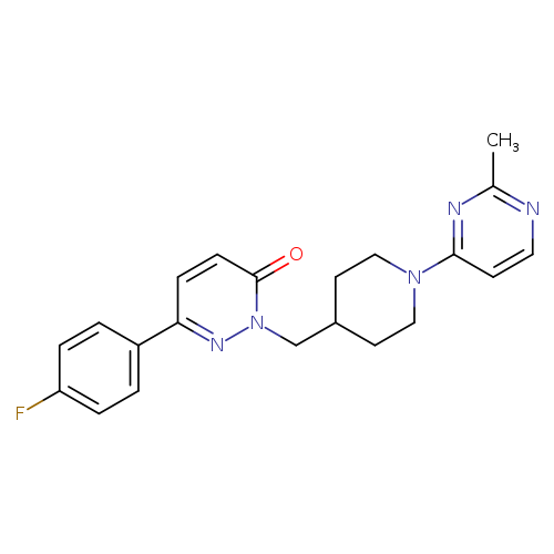 6-(4-fluorophenyl)-2-{[1-(2-methylpyrimidin-4-yl)piperidin-4-yl]methyl}-2,3-dihydropyridazin-3-one