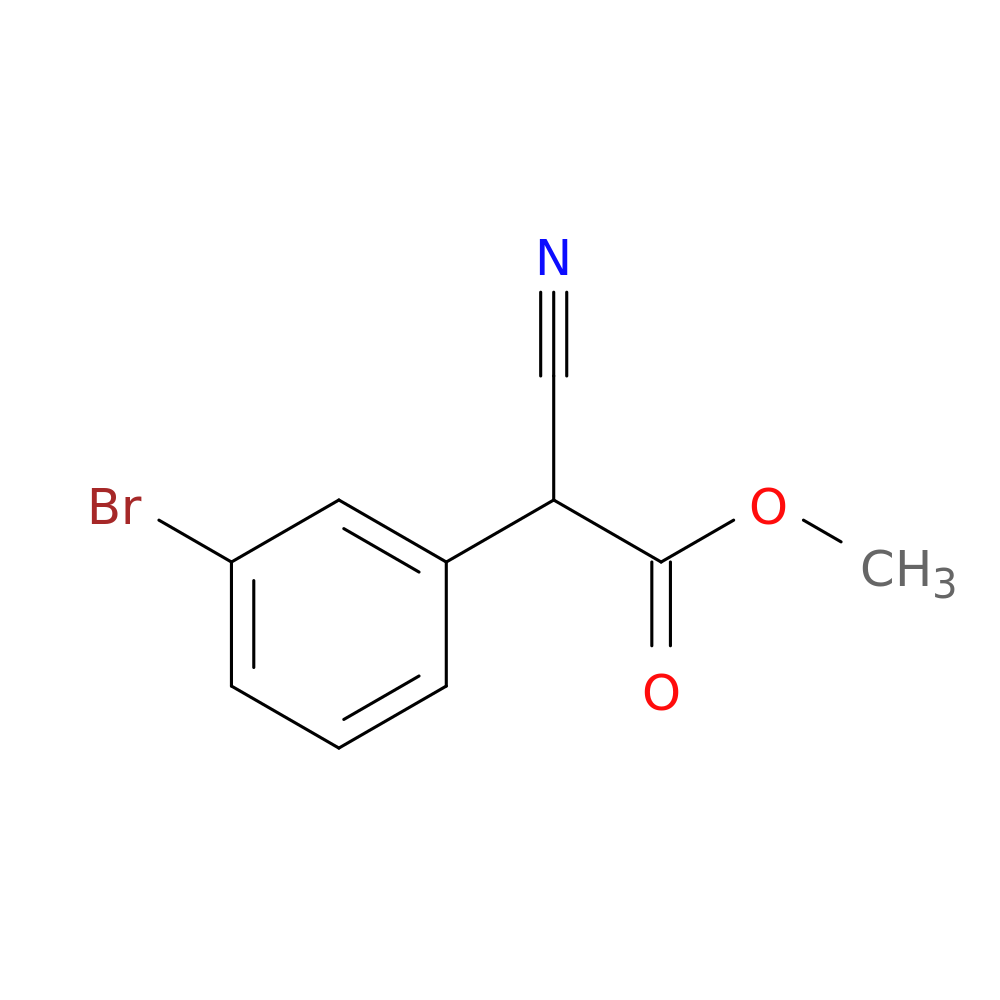 Methyl 2-(3-bromophenyl)-2-cyanoacetate