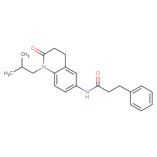 N-[1-(2-methylpropyl)-2-oxo-1,2,3,4-tetrahydroquinolin-6-yl]-3-phenylpropanamide