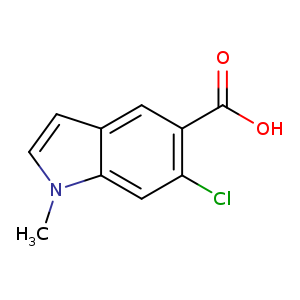 6-Chloro-1-Methyl-5-Indolecarboxylic Acid