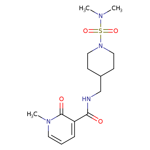 N-{[1-(dimethylsulfamoyl)piperidin-4-yl]methyl}-1-methyl-2-oxo-1,2-dihydropyridine-3-carboxamide