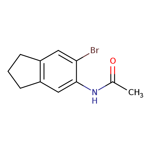 Acetamide, N-(6-bromo-2,3-dihydro-1H-inden-5-yl)-