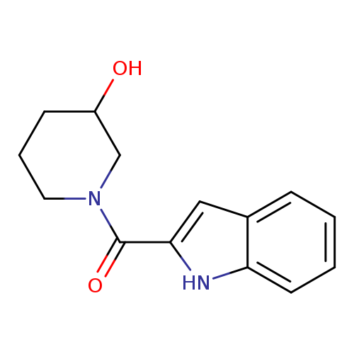 1-(1H-indole-2-carbonyl)piperidin-3-ol