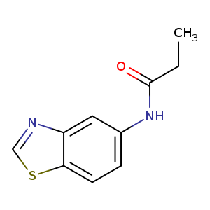 N-(1,3-benzothiazol-5-yl)propanamide