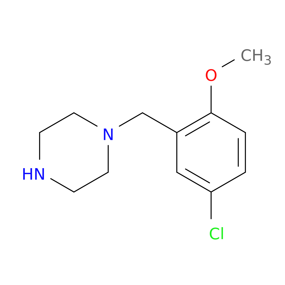 1-(5-chloro-2-methoxybenzyl)piperazine
