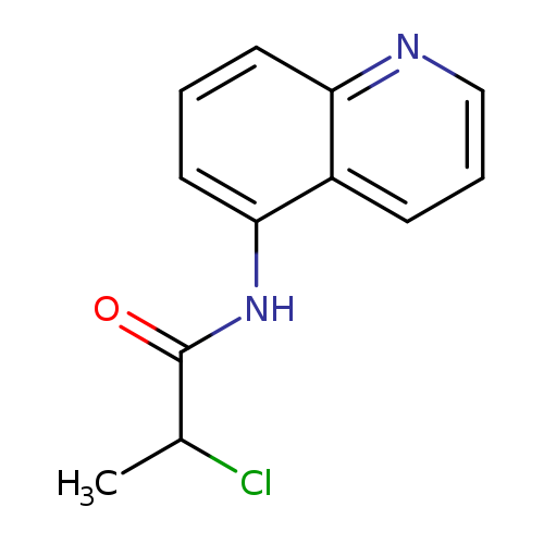 2-chloro-N-(quinolin-5-yl)propanamide