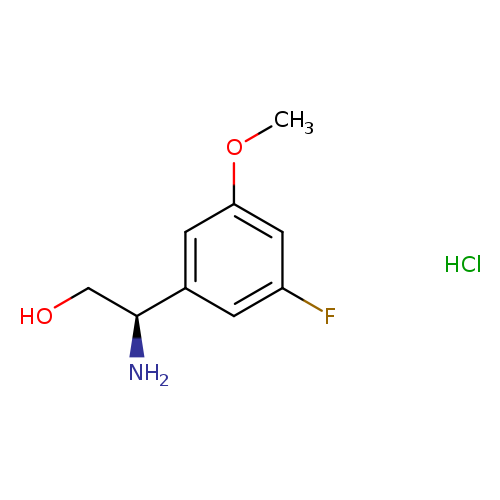 (R)-2-Amino-2-(3-fluoro-5-methoxyphenyl)ethan-1-olhydrochloride